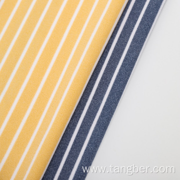 colored striped polyester micro velvet fleece blanket fabric